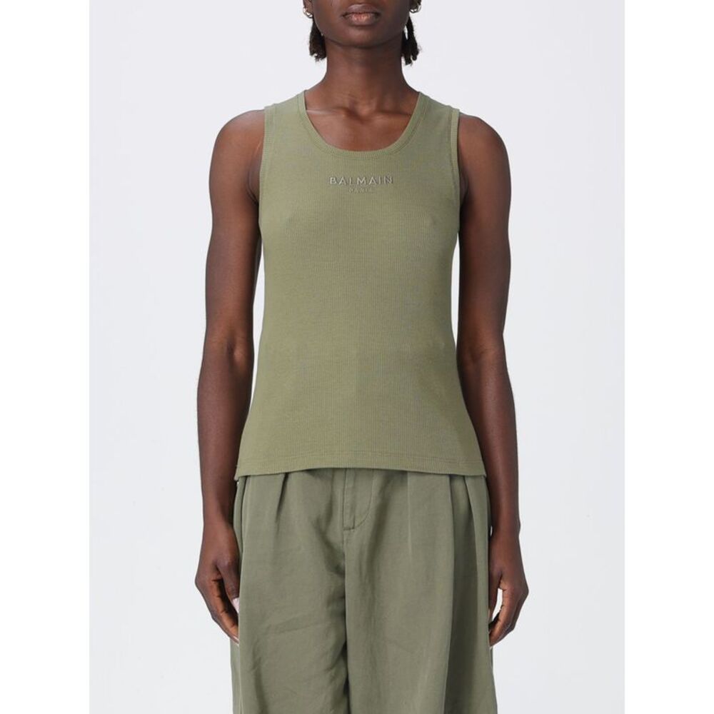 Balmain Top Woman Green